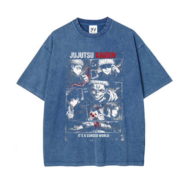Vintage Oversized T-Shirt Jujutsu Kaisen