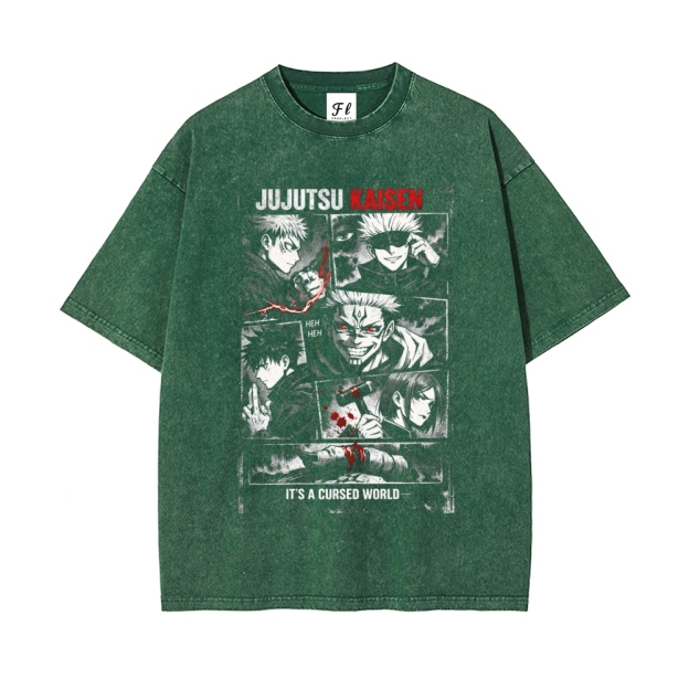 Vintage Oversized T-Shirt Jujutsu Kaisen
