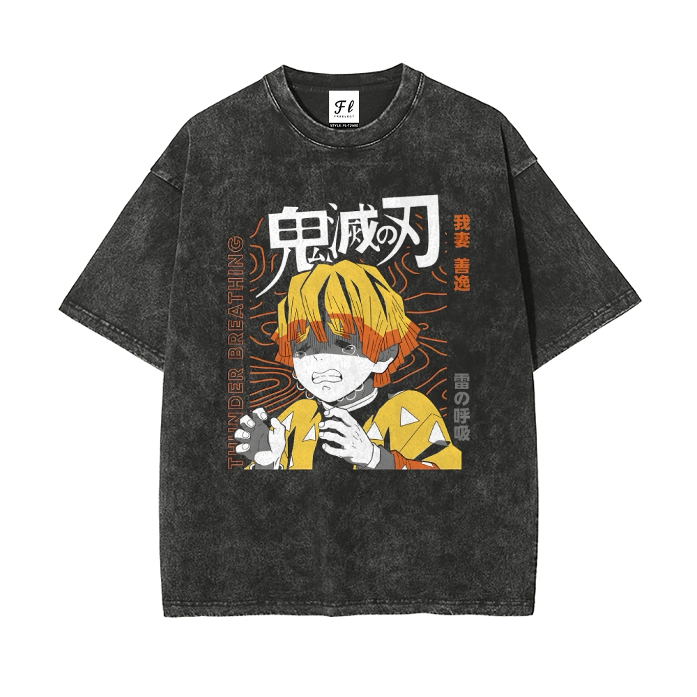 Vintage Oversized T-Shirt Demon Slayer