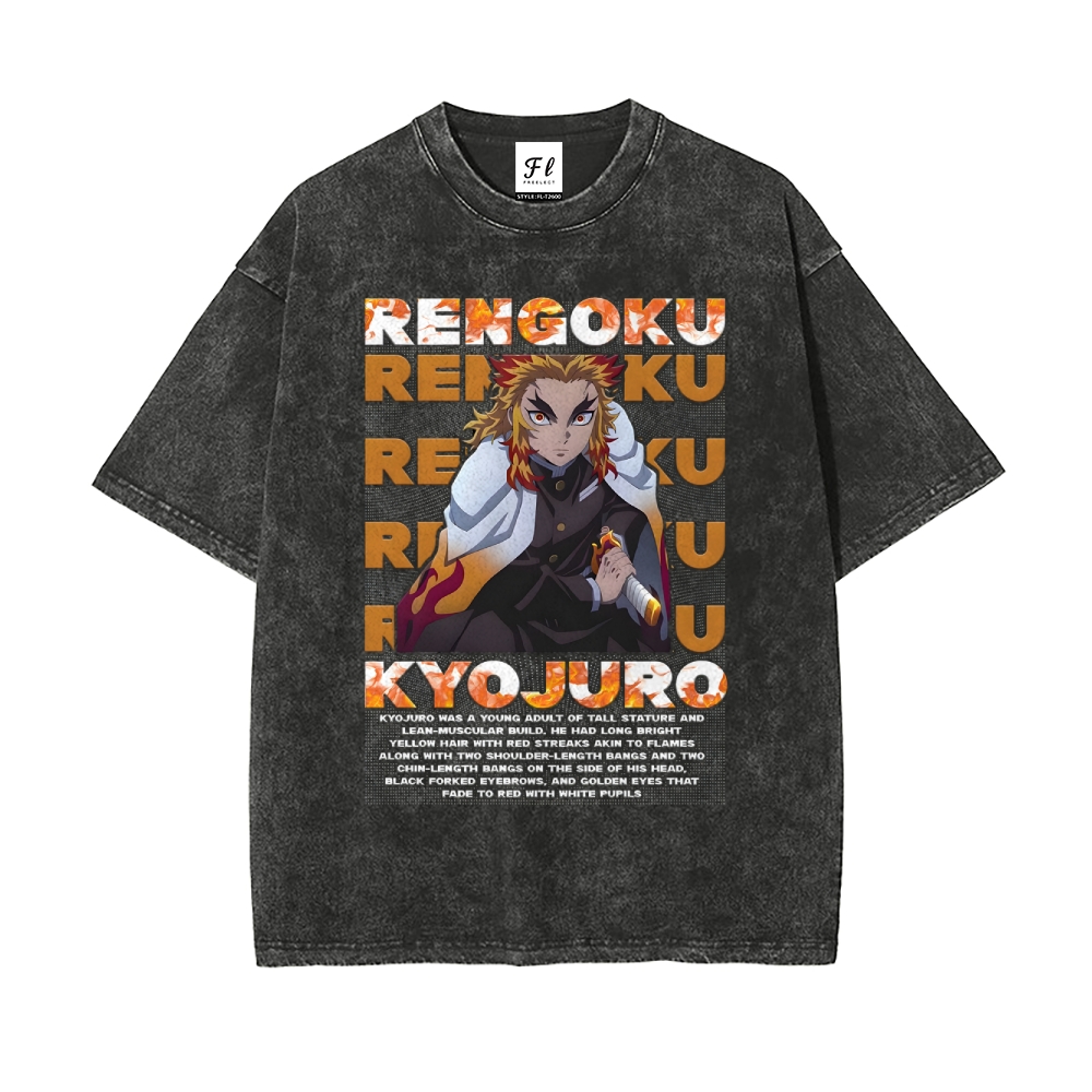 Vintage Oversized T-Shirt Demon Slayer