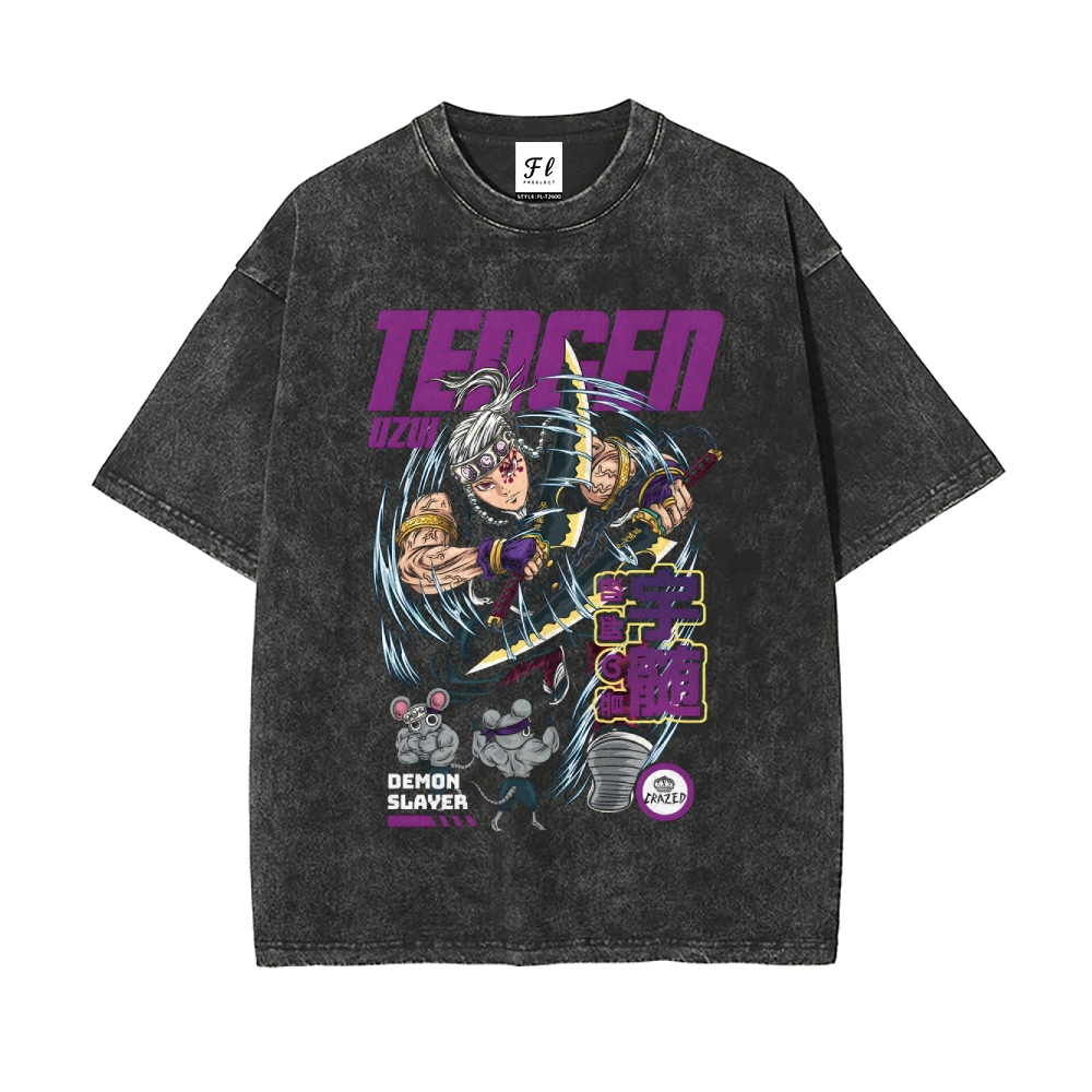 Vintage Oversized T-Shirt Demon Slayer