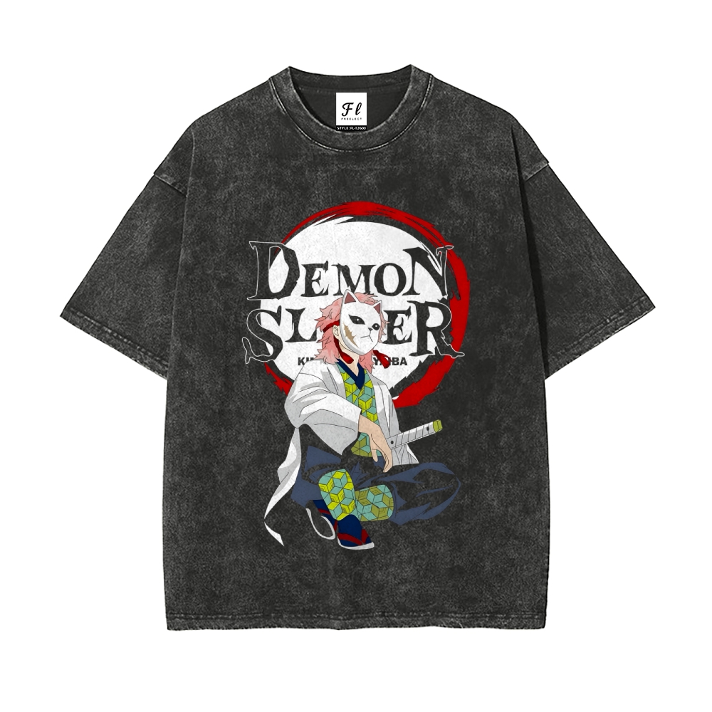 Vintage Oversized T-Shirt Demon Slayer