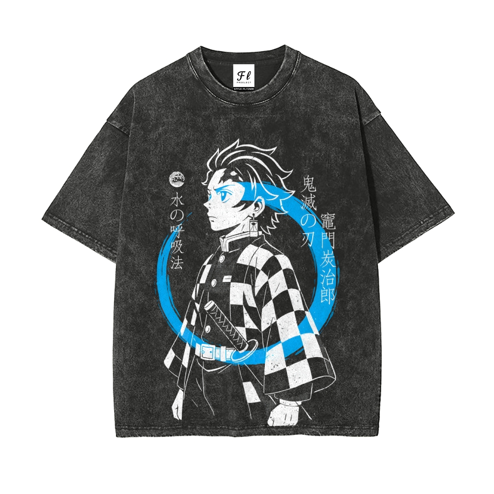 Vintage Oversized T-Shirt Demon Slayer