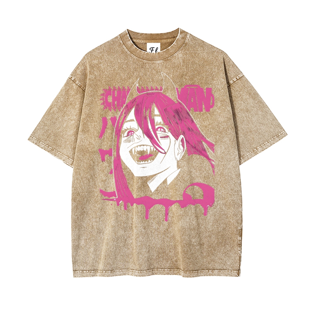 Vintage Oversized T-Shirt Chainsaw Man