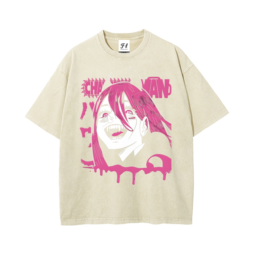 Vintage Oversized T-Shirt Chainsaw Man