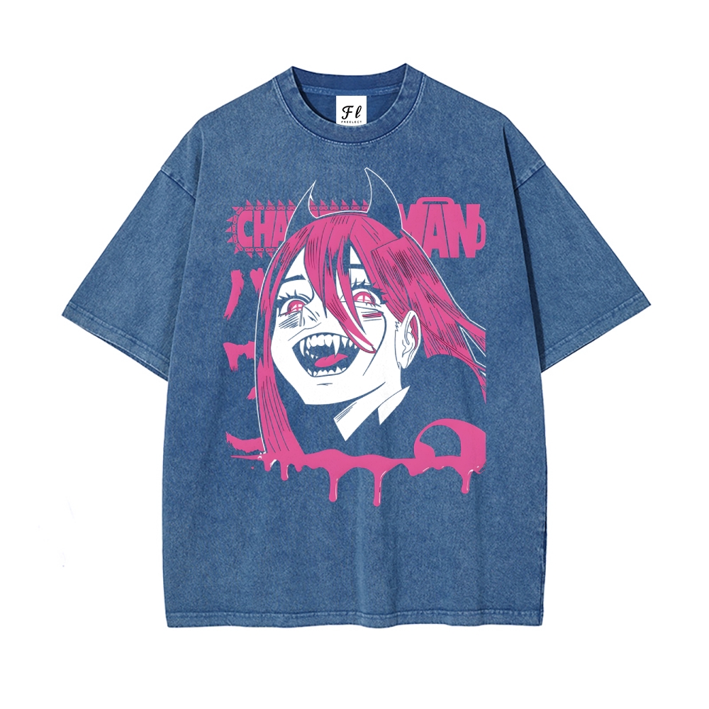 Vintage Oversized T-Shirt Chainsaw Man