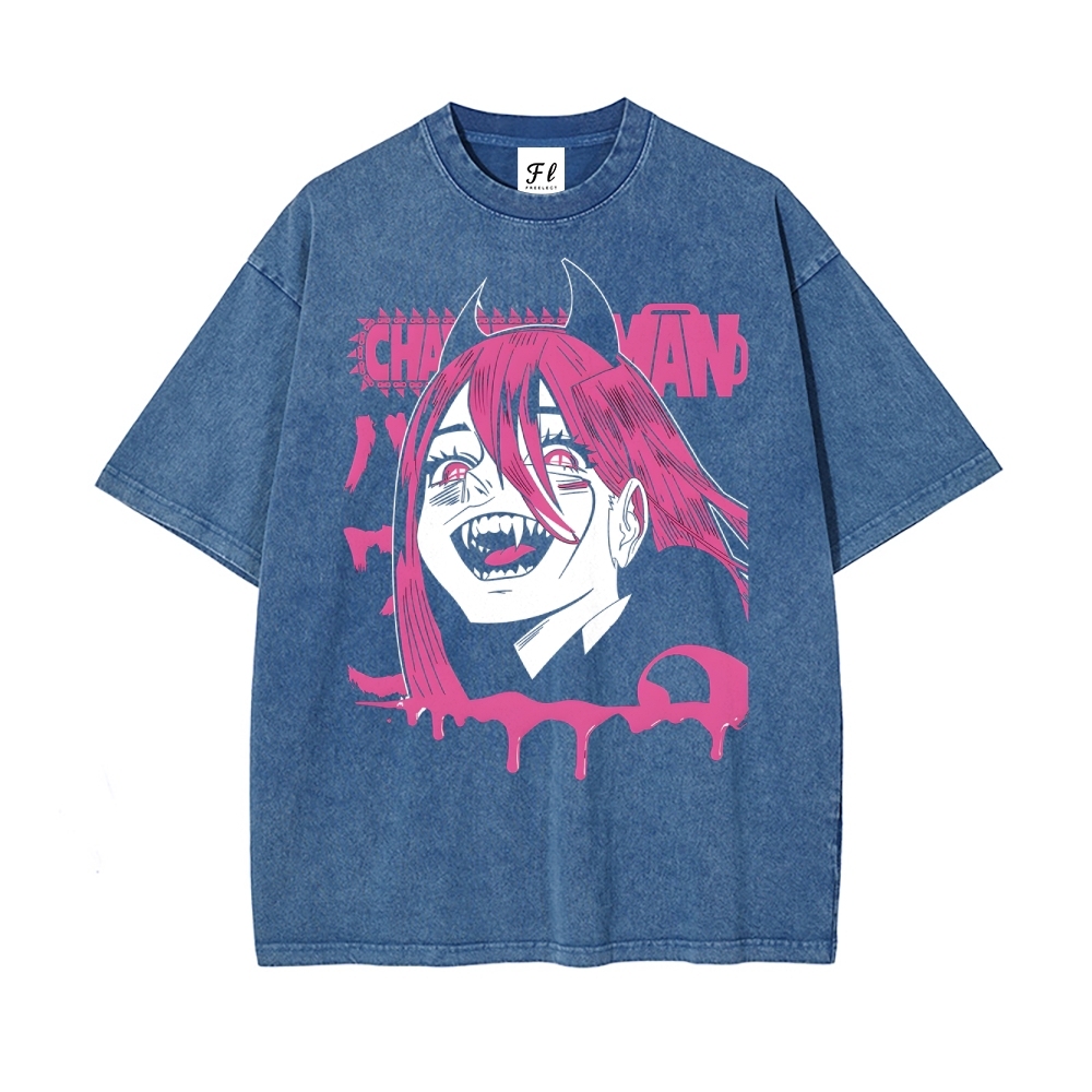 Vintage Oversized T-Shirt Chainsaw Man