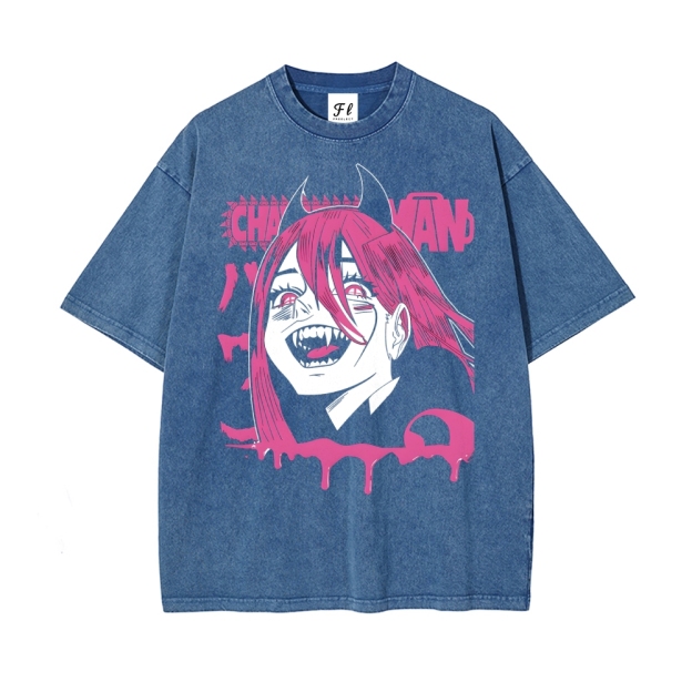 Vintage Oversized T-Shirt Chainsaw Man
