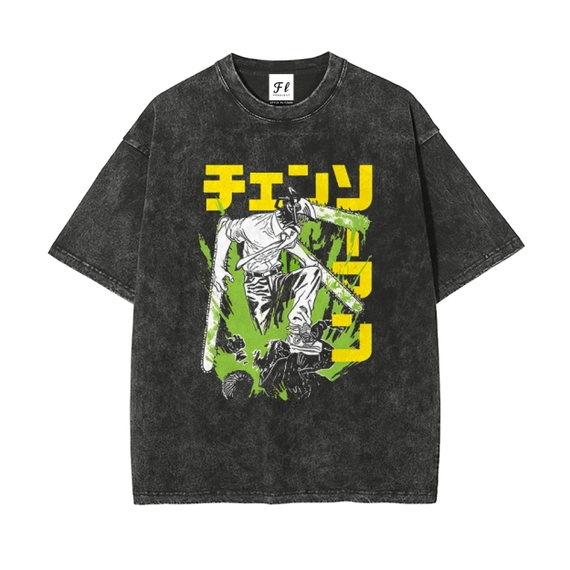 Vintage Oversized T-Shirt Chainsaw Man