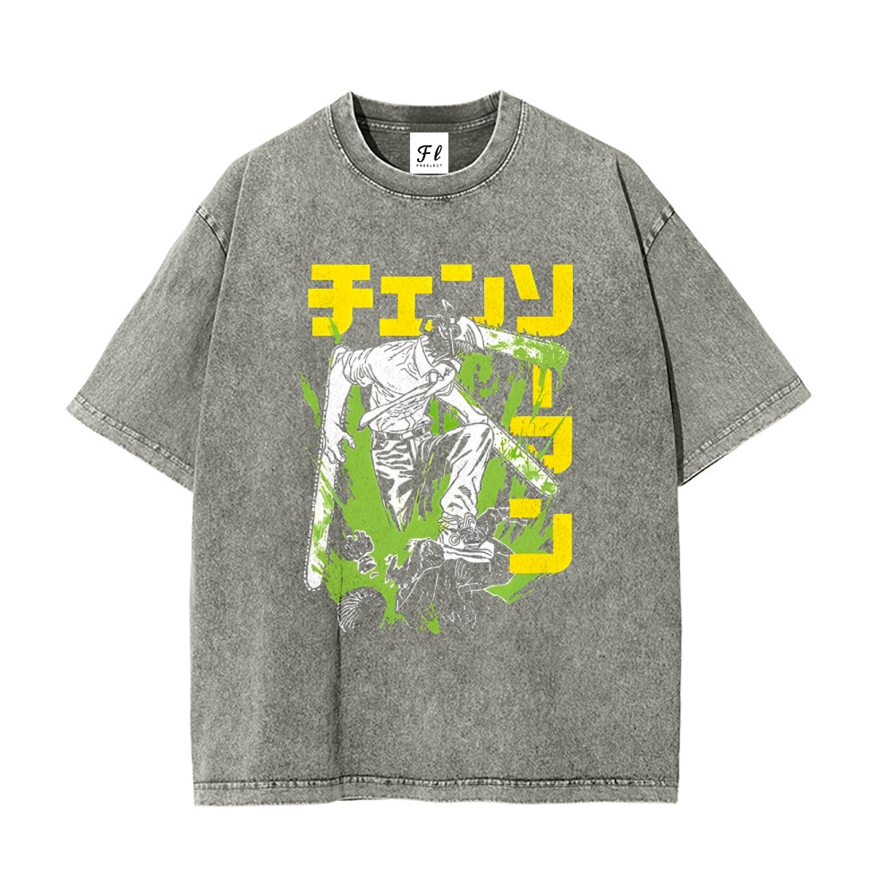 Vintage Oversized T-Shirt Chainsaw Man
