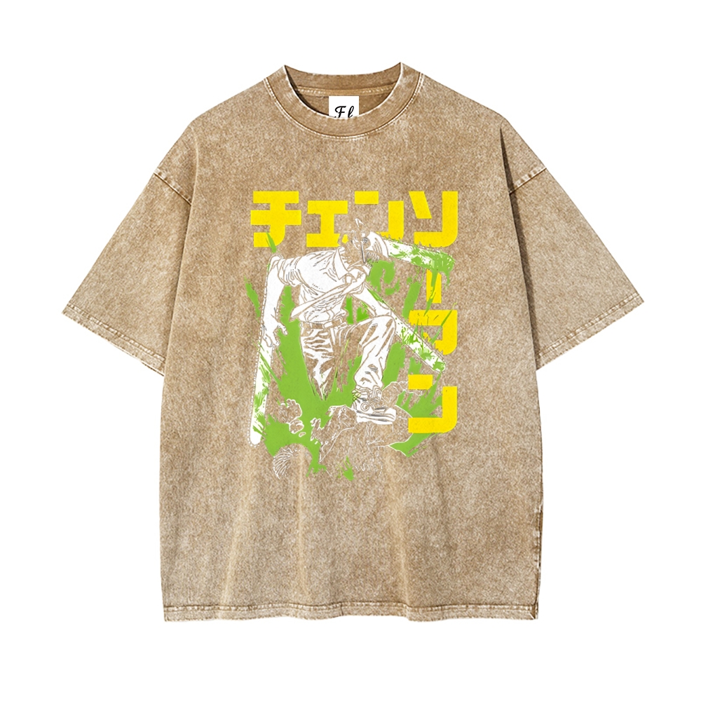 Vintage Oversized T-Shirt Chainsaw Man