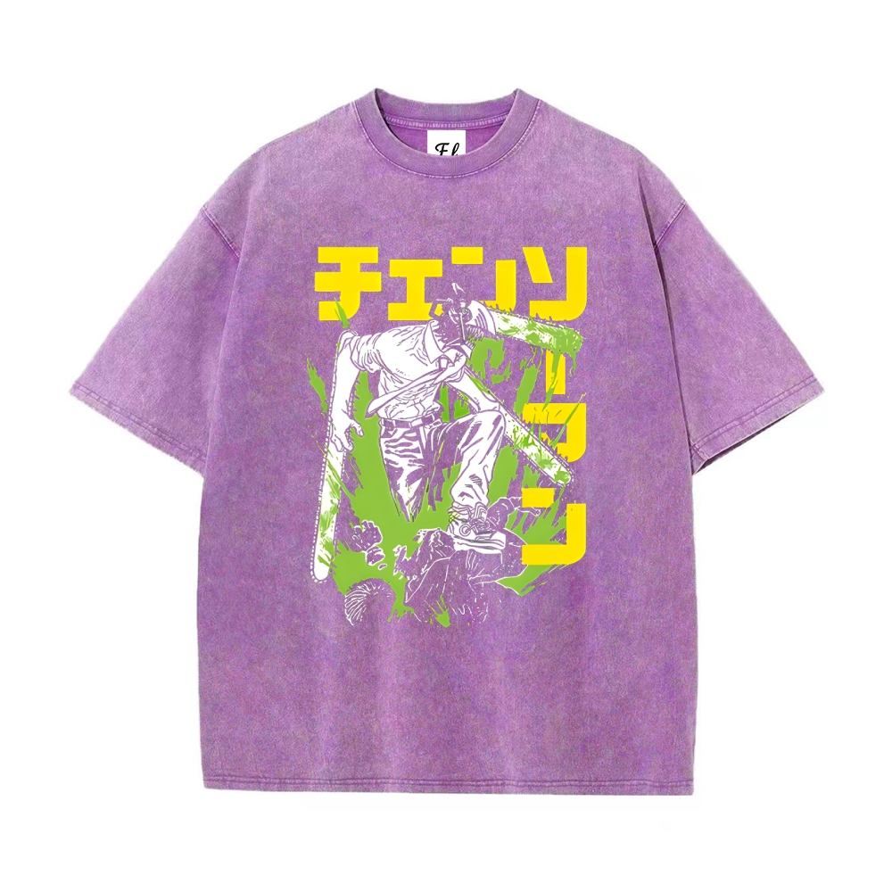 Vintage Oversized T-Shirt Chainsaw Man
