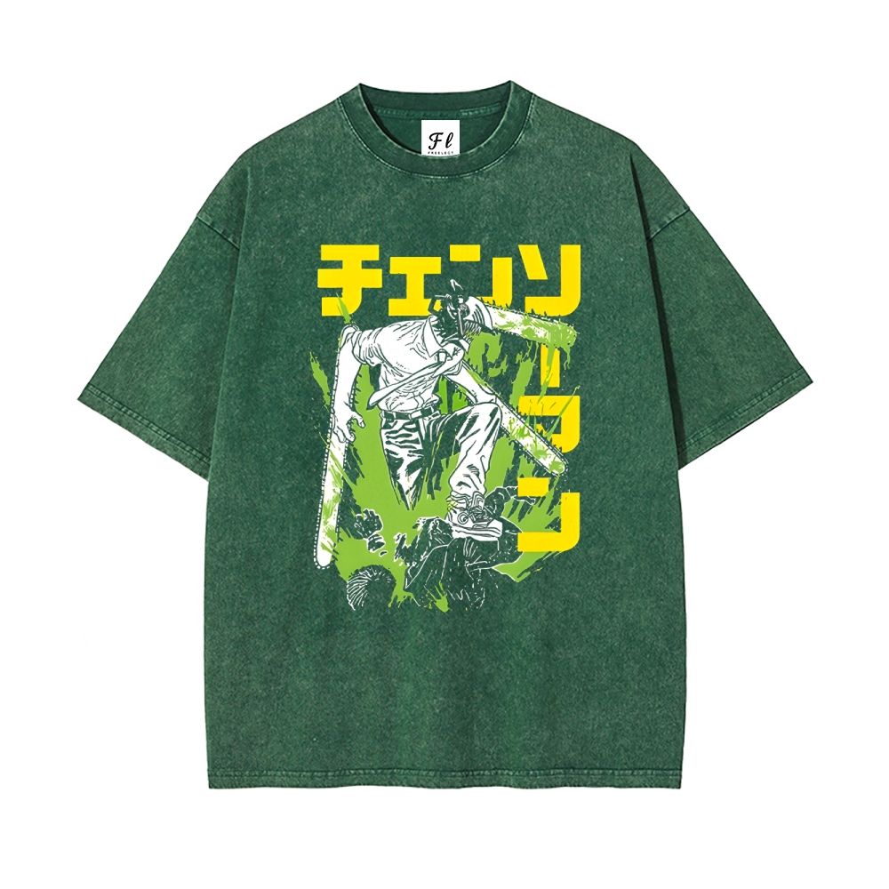 Vintage Oversized T-Shirt Chainsaw Man