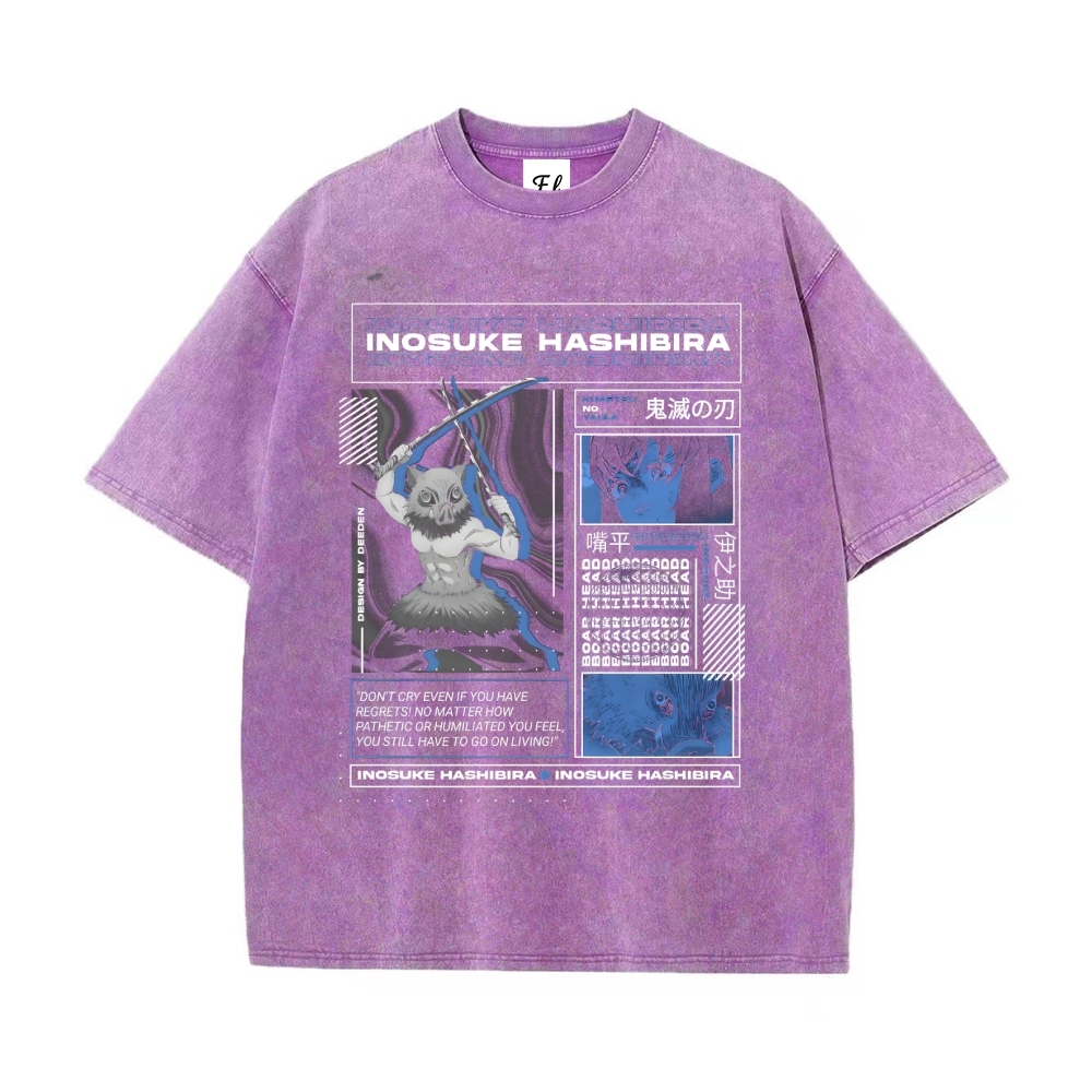 Vintage Oversized T-Shirt Demon Slayer