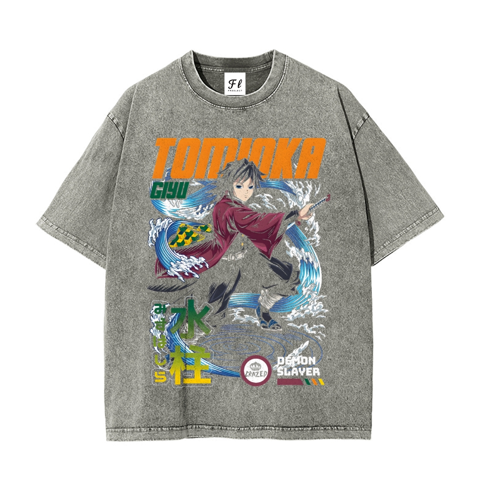 Vintage Oversized T-Shirt Demon Slayer