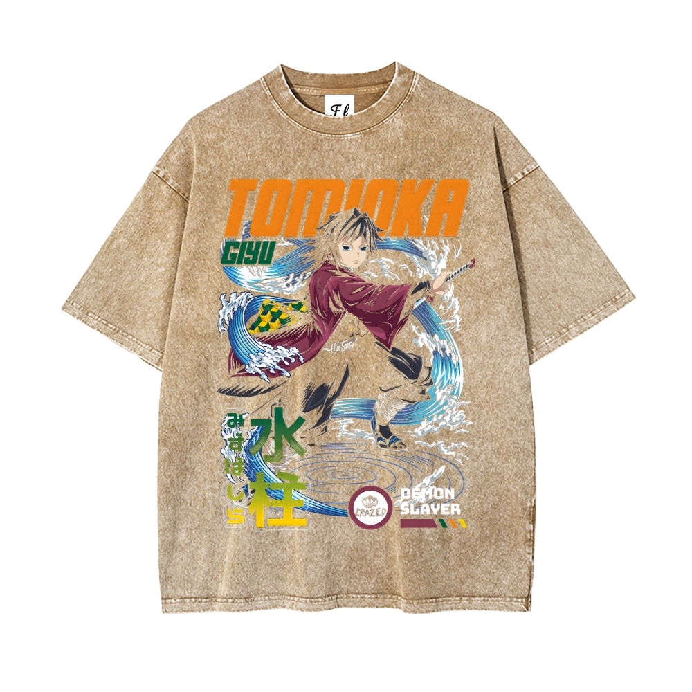 Vintage Oversized T-Shirt Demon Slayer