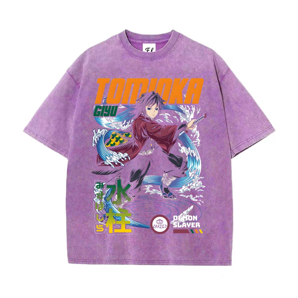 Vintage Oversized T-Shirt Demon Slayer