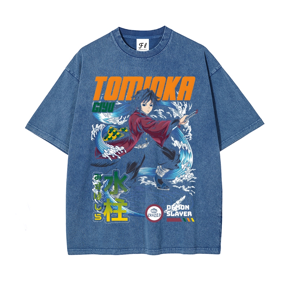 Vintage Oversized T-Shirt Demon Slayer