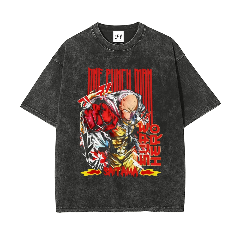 Vintage Oversized T-Shirt ONE PUNCH MAN