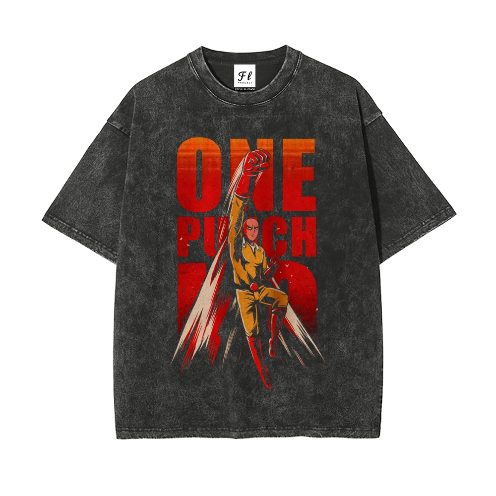 Vintage Oversized T-Shirt ONE PUNCH MAN