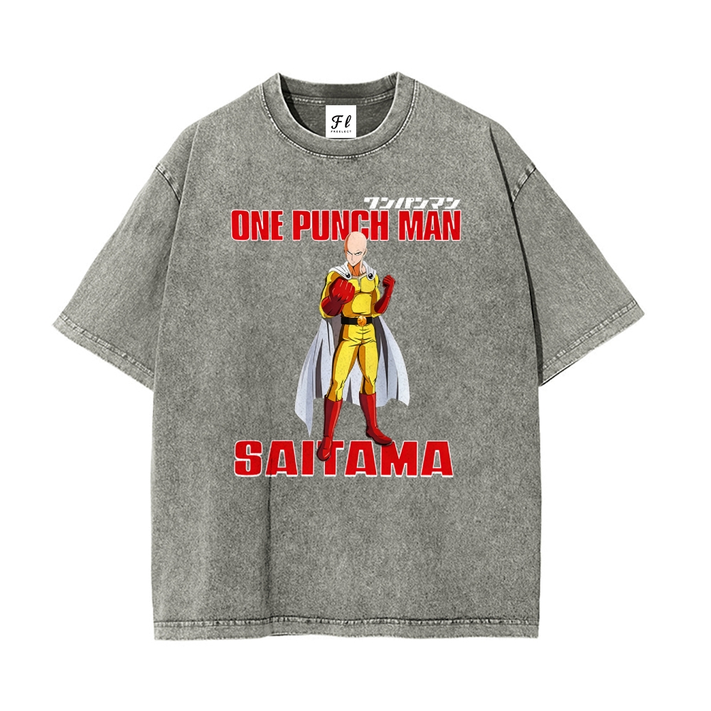 Vintage Oversized T-Shirt ONE PUNCH MAN