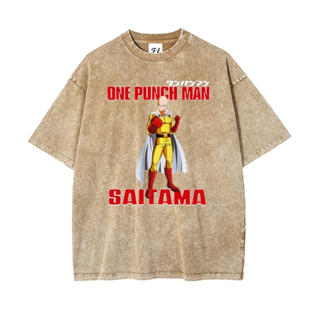 Vintage Oversized T-Shirt ONE PUNCH MAN