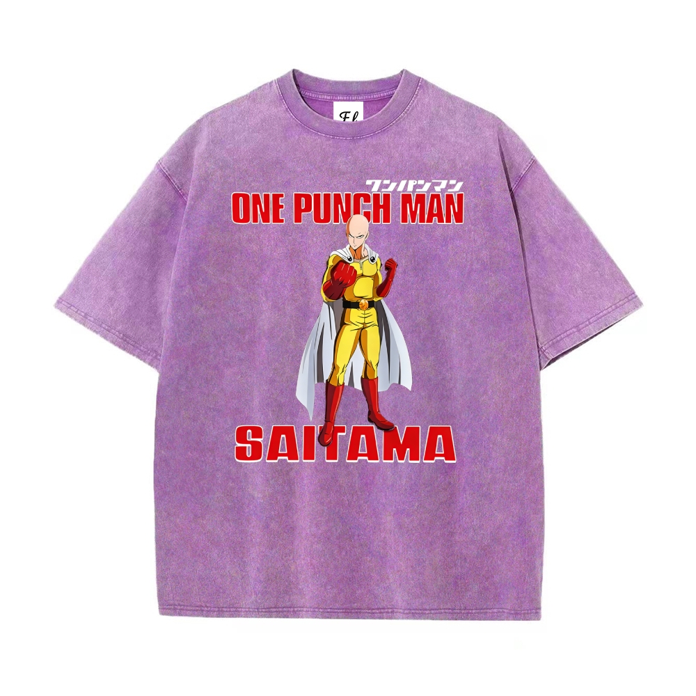 Vintage Oversized T-Shirt ONE PUNCH MAN
