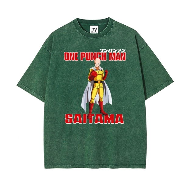 Vintage Oversized T-Shirt ONE PUNCH MAN