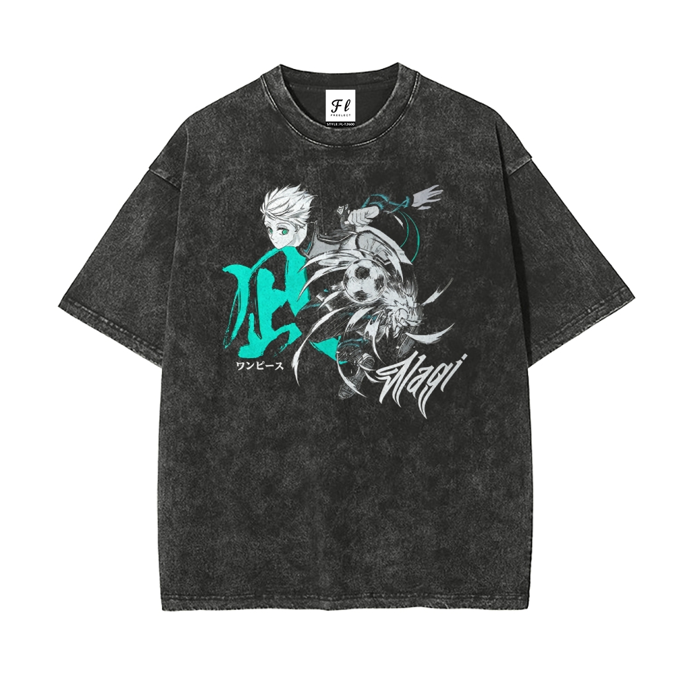 Blue lock pure cotton unisex round neck anime t-shirt