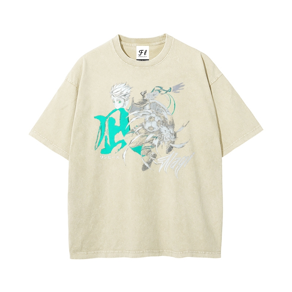 Blue lock pure cotton unisex round neck anime t-shirt