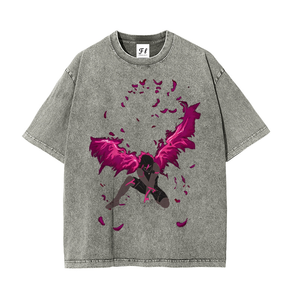 Blue lock pure cotton unisex round neck anime t-shirt