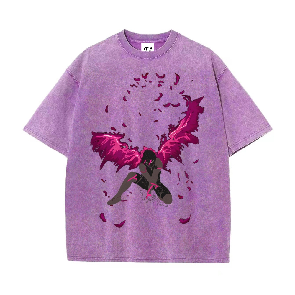 Blue lock pure cotton unisex round neck anime t-shirt