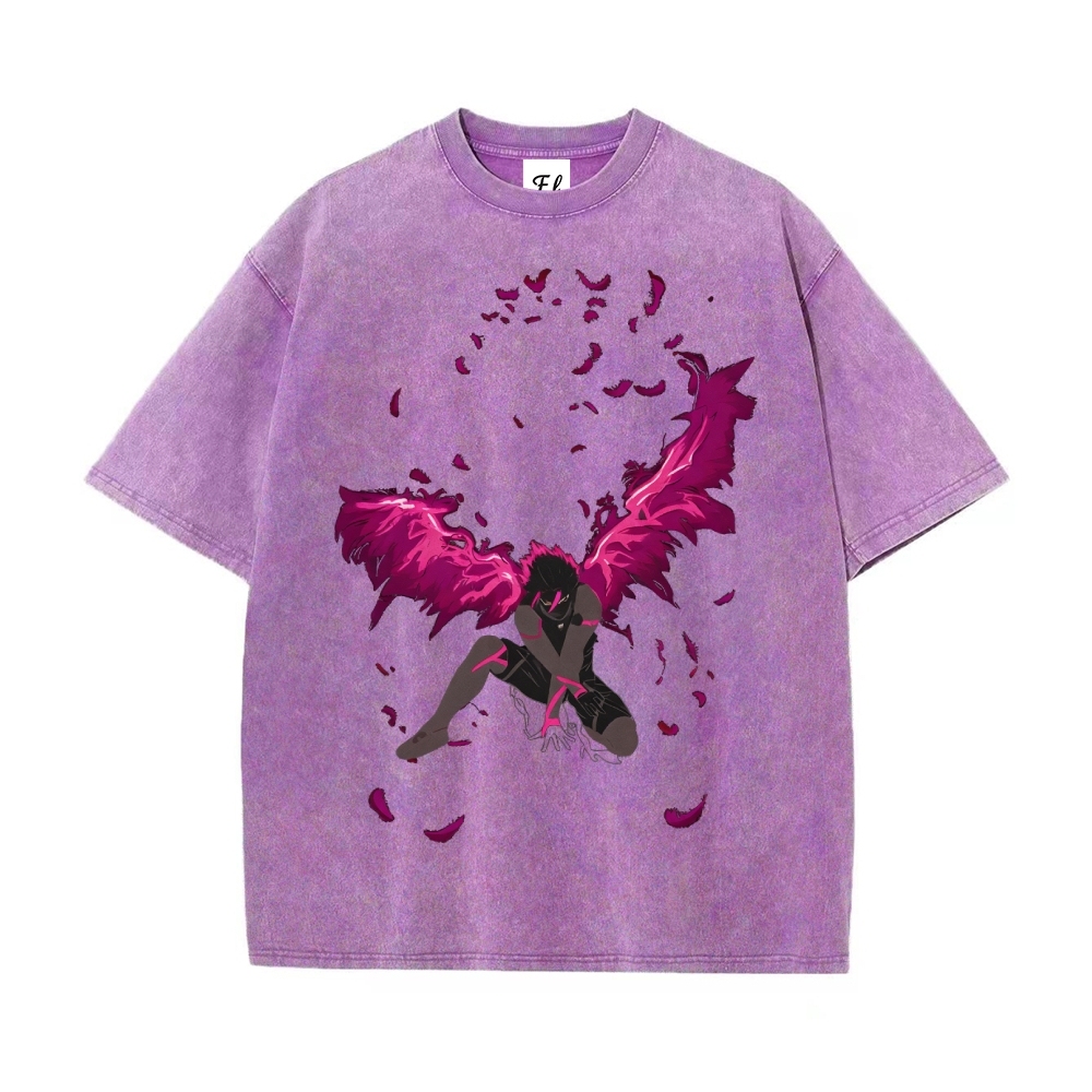 Blue lock pure cotton unisex round neck anime t-shirt
