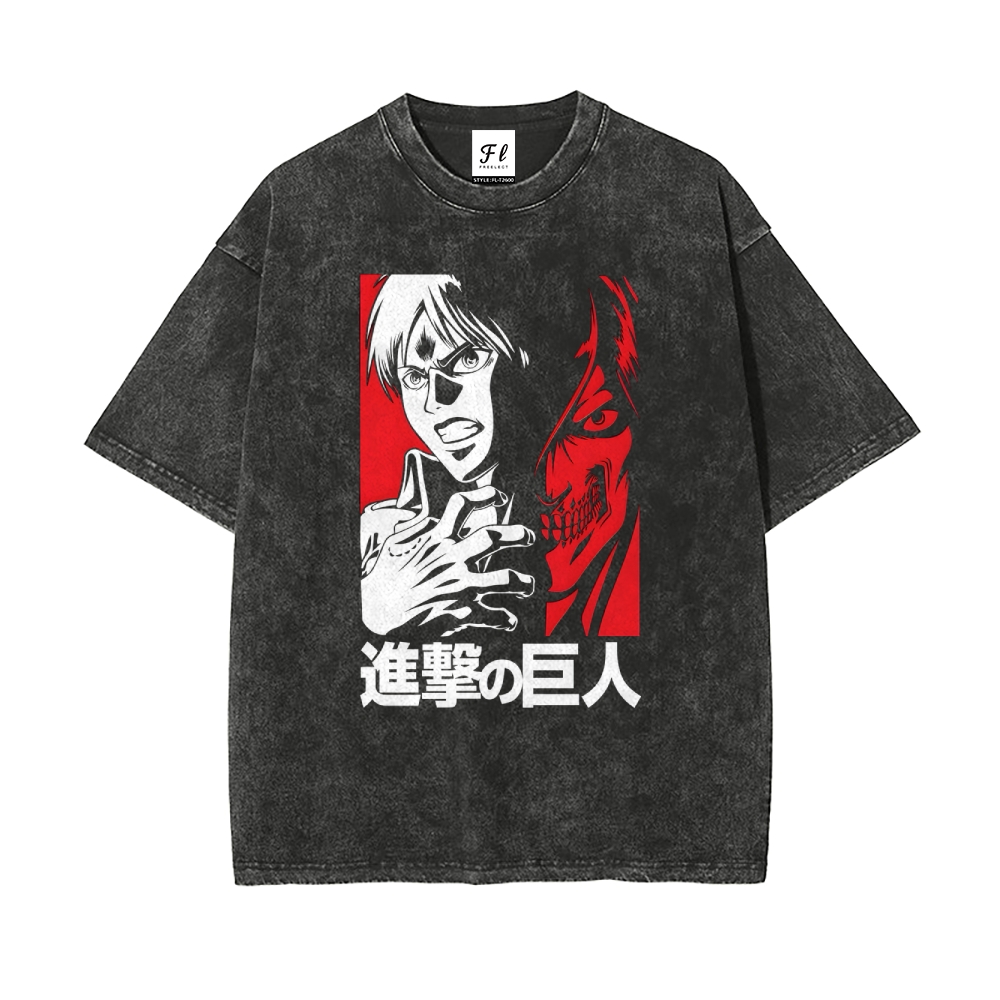 Vintage Oversized T-Shirt Attack On Titan