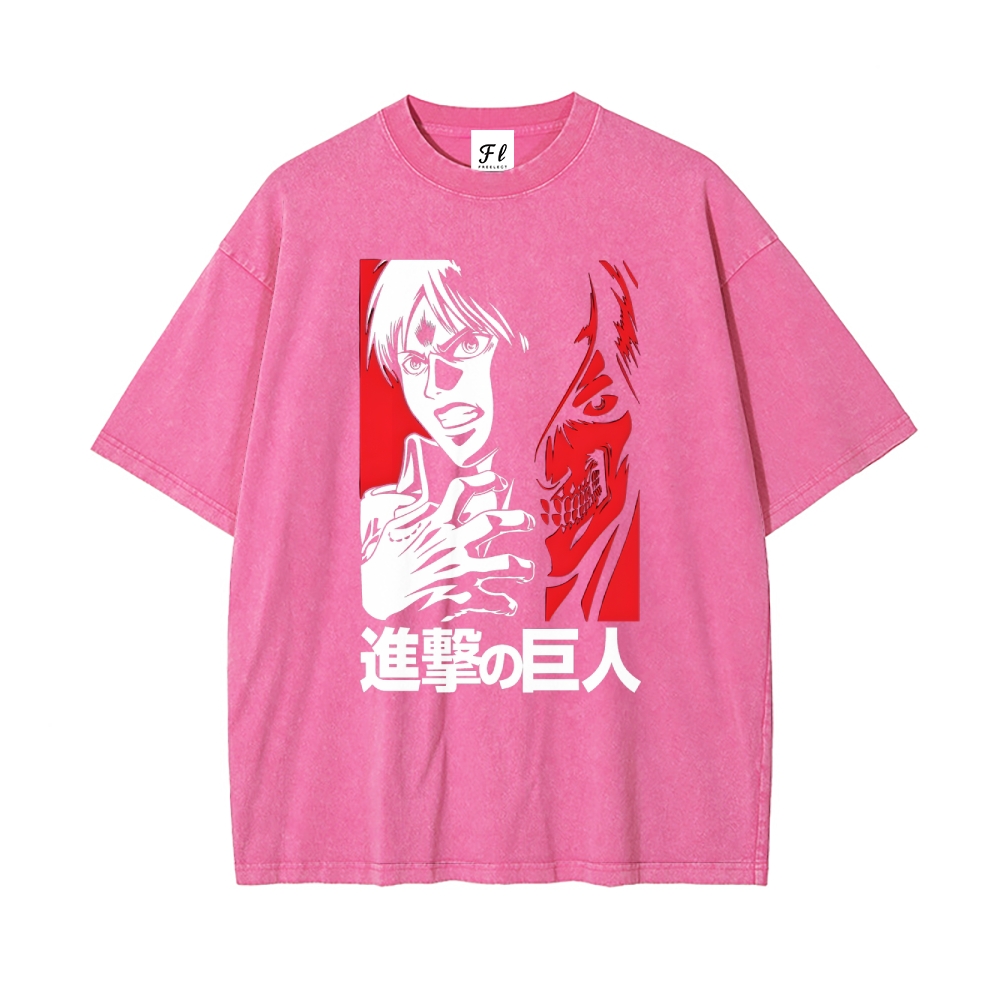 Vintage Oversized T-Shirt Attack On Titan