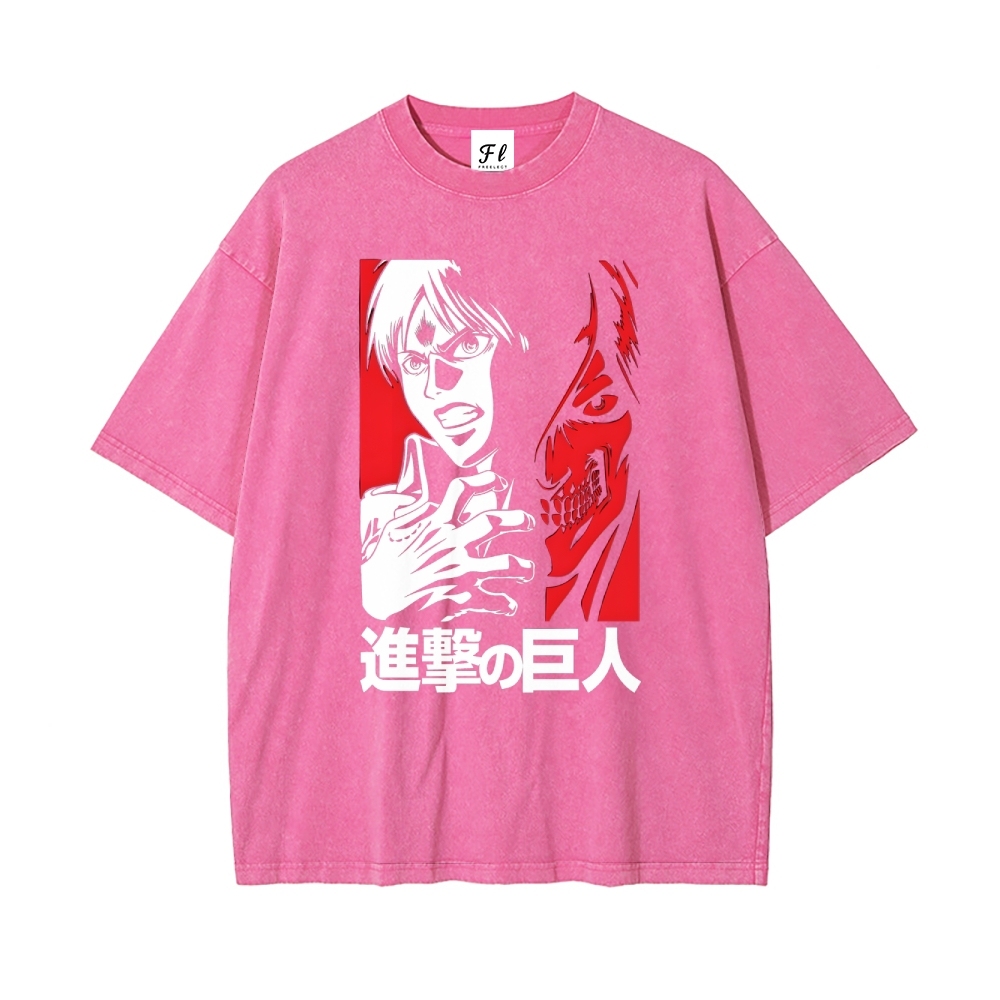 Vintage Oversized T-Shirt Attack On Titan