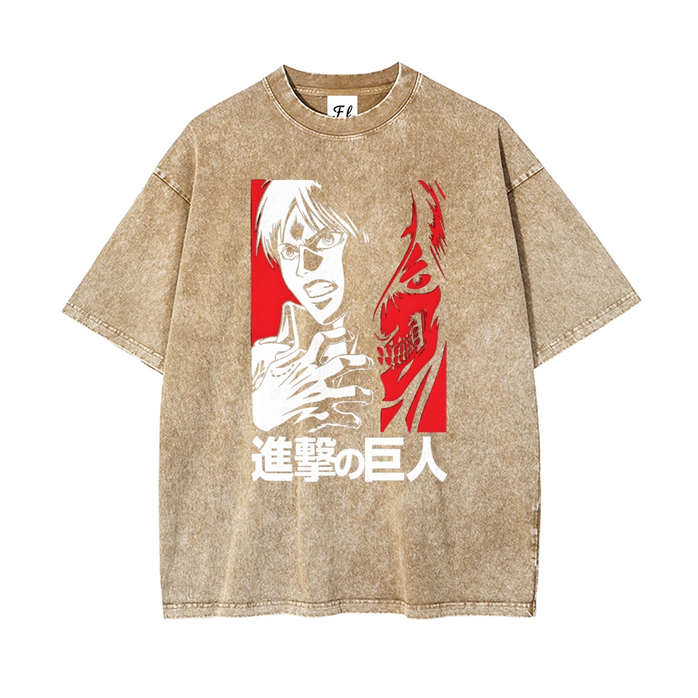 Vintage Oversized T-Shirt Attack On Titan