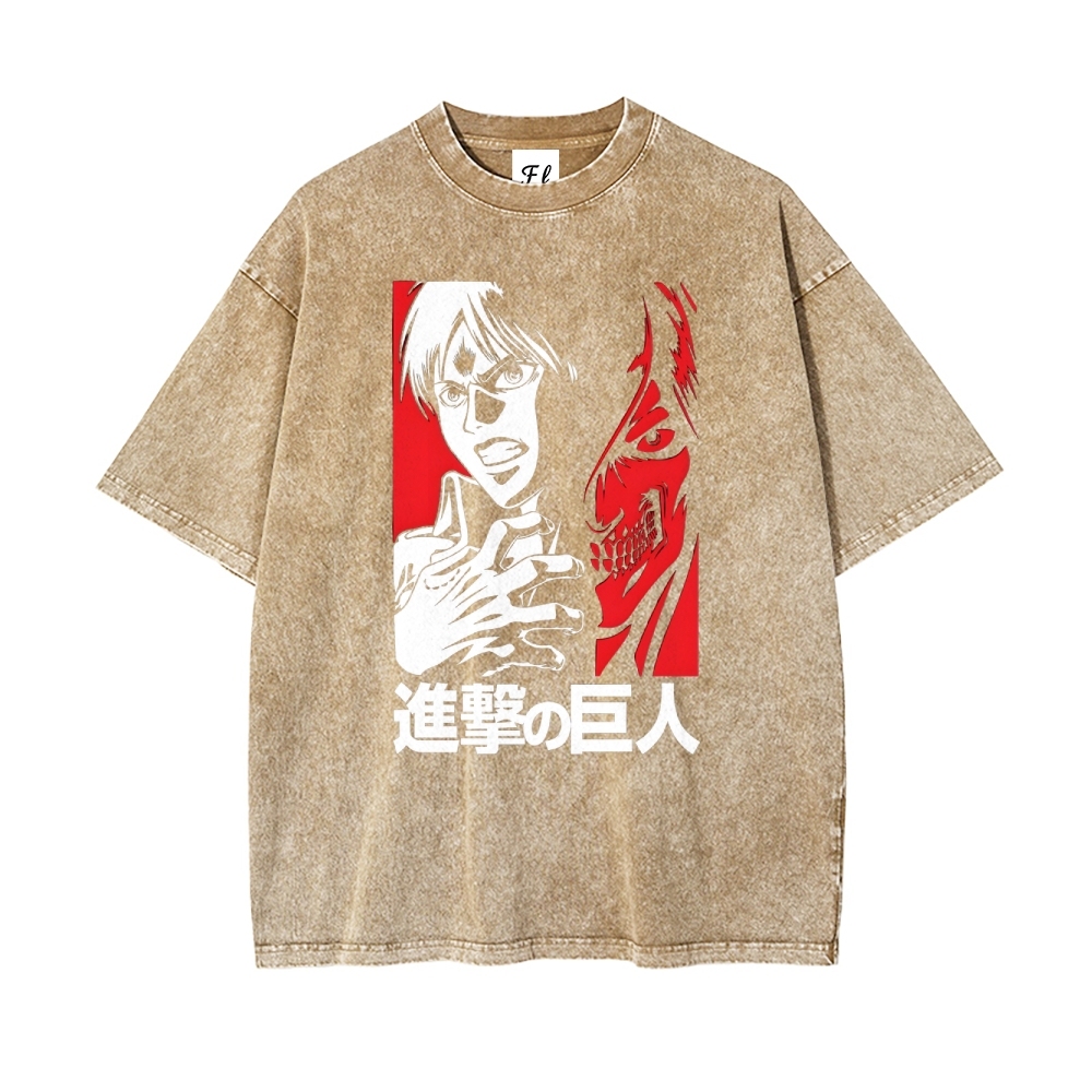 Vintage Oversized T-Shirt Attack On Titan