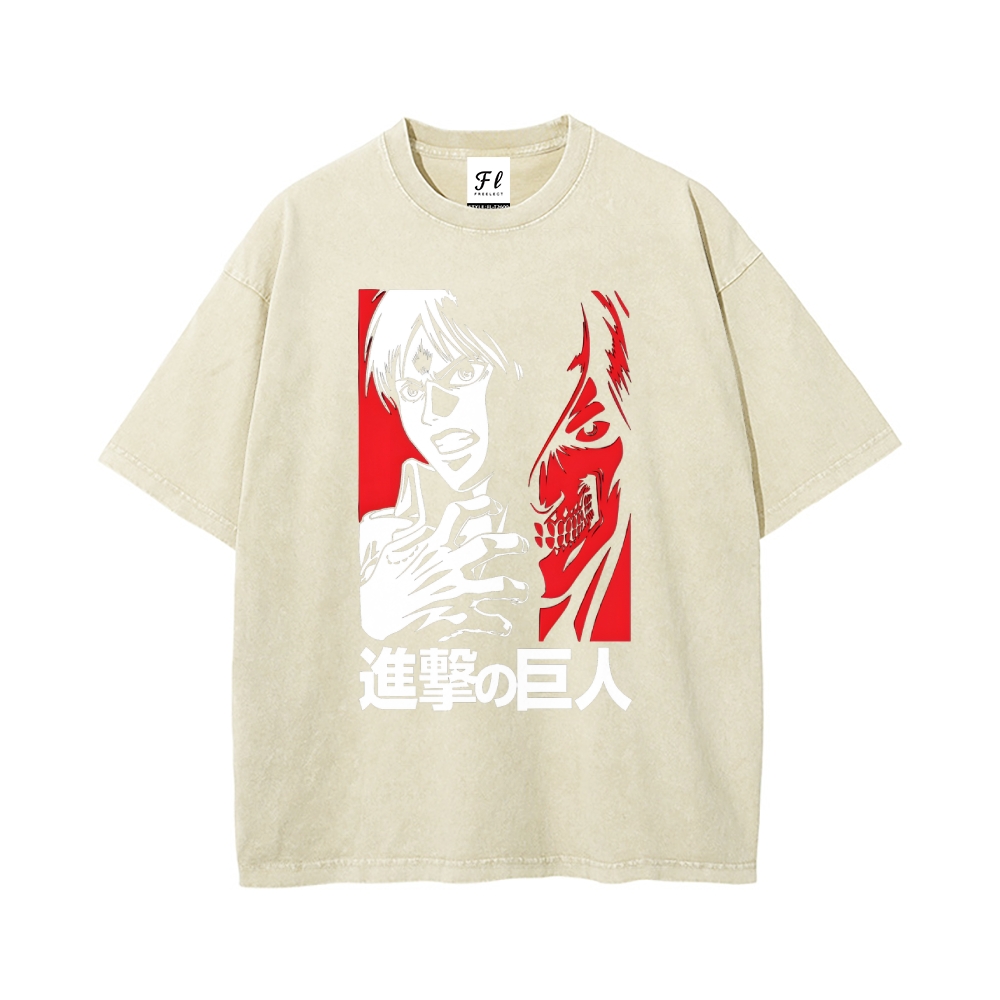 Vintage Oversized T-Shirt Attack On Titan