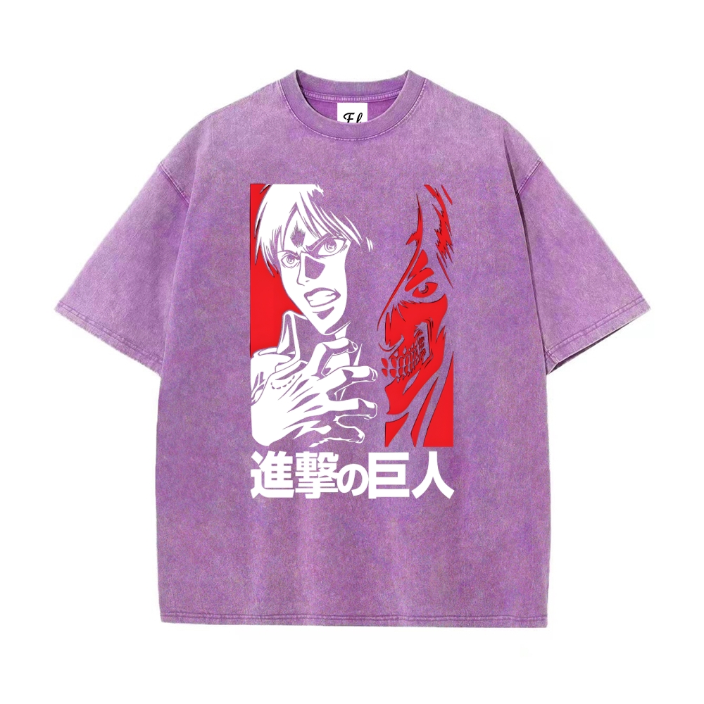 Vintage Oversized T-Shirt Attack On Titan