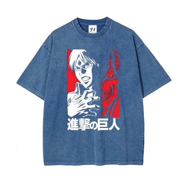 Vintage Oversized T-Shirt Attack On Titan