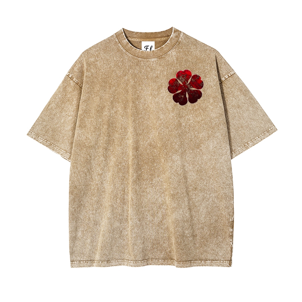 Vintage Oversized T-Shirt Black Clover