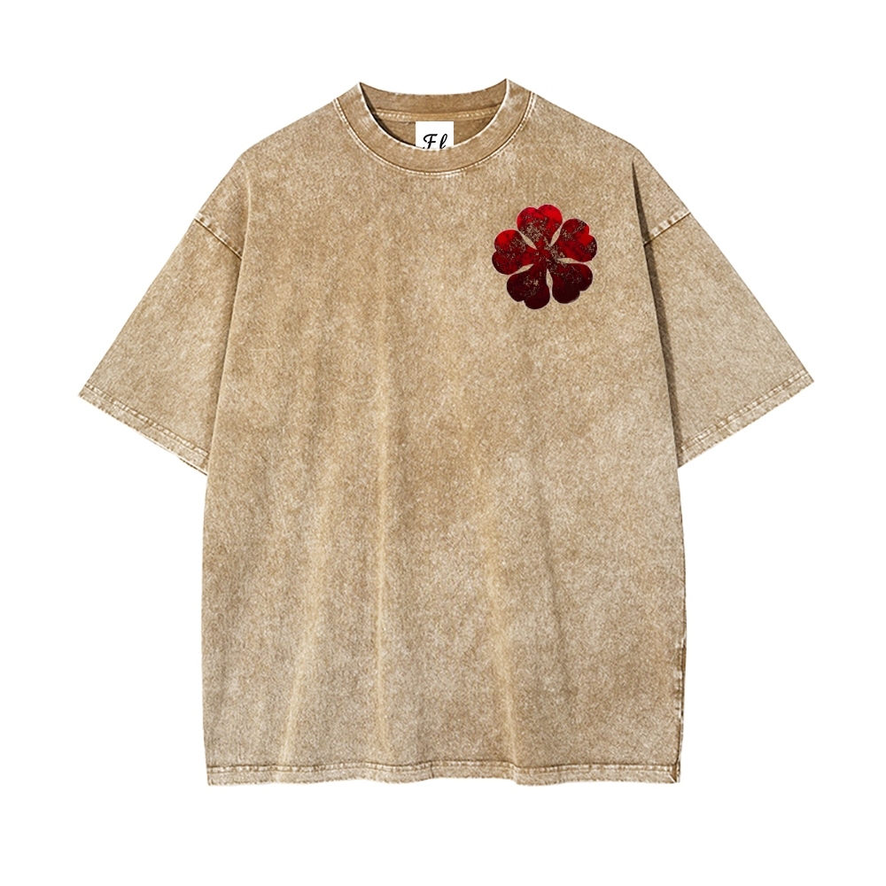 Vintage Oversized T-Shirt Black Clover