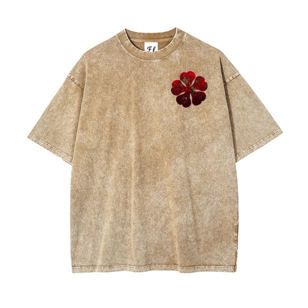 Vintage Oversized T-Shirt Black Clover