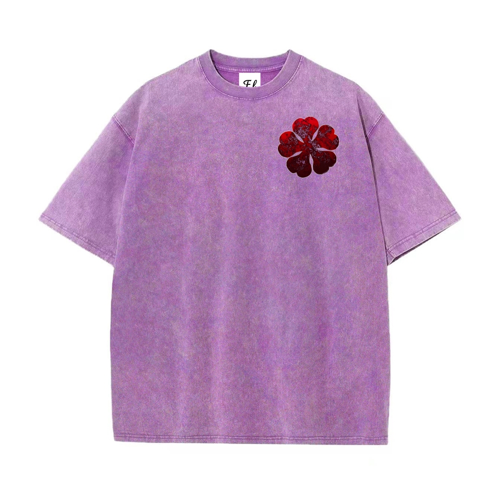 Vintage Oversized T-Shirt Black Clover