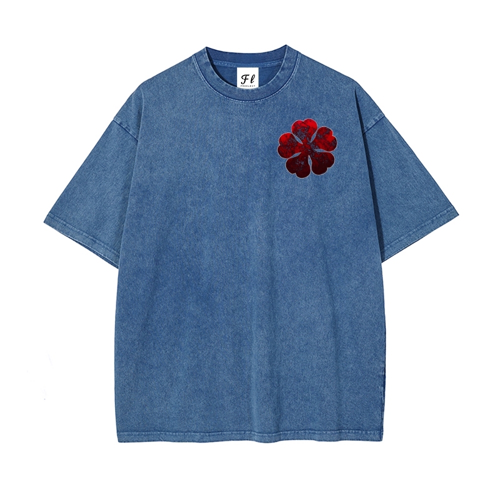 Vintage Oversized T-Shirt Black Clover