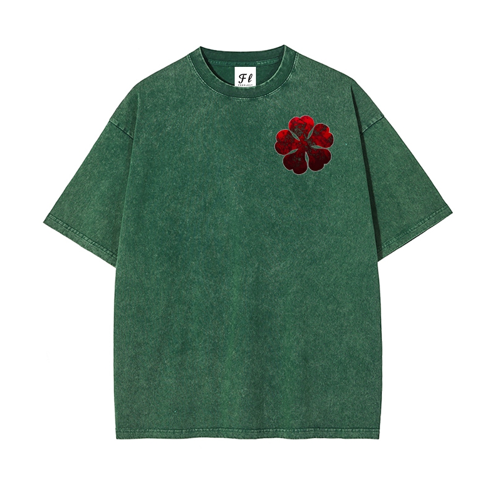 Vintage Oversized T-Shirt Black Clover