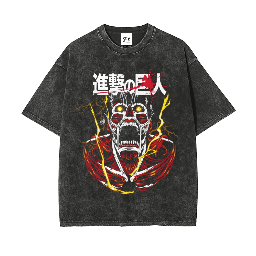 Vintage Oversized T-Shirt Attack on Titan