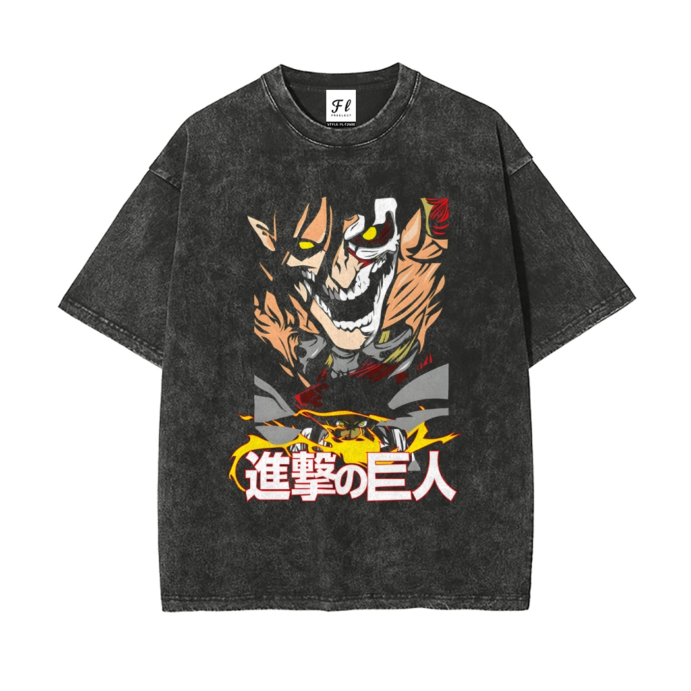 Vintage Oversized T-Shirt Attack On Titan
