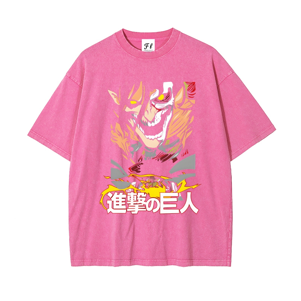 Vintage Oversized T-Shirt Attack On Titan